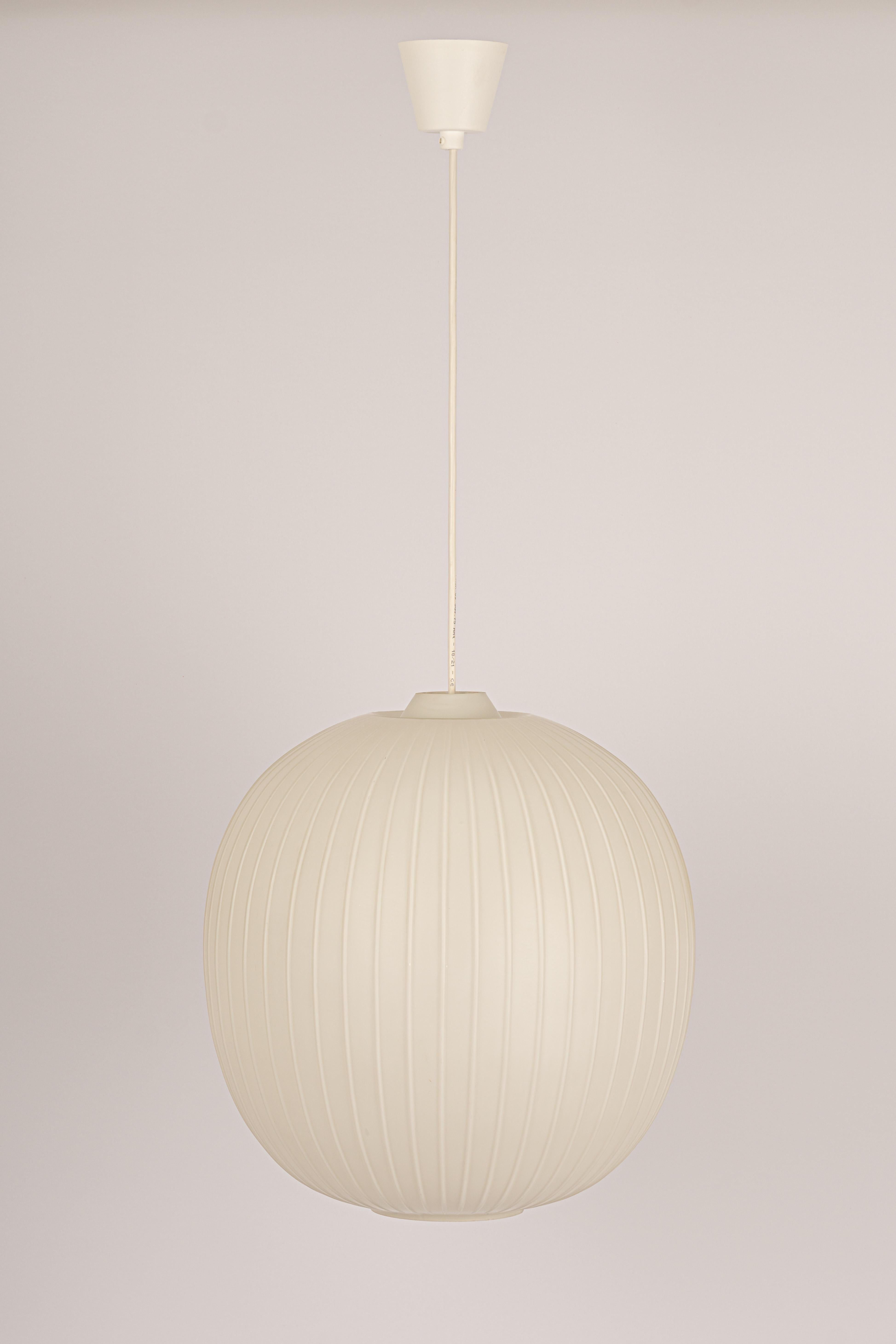 Stunning Bologna Pendant light designed by Aloys F. Gangkofner for Peill & Putzler , Germany, 1950s
He designed this series: Bologna - between 1953 -1958 

Sockets: One x E27 standard bulb. (100 W max).
Light bulbs are not included. It is