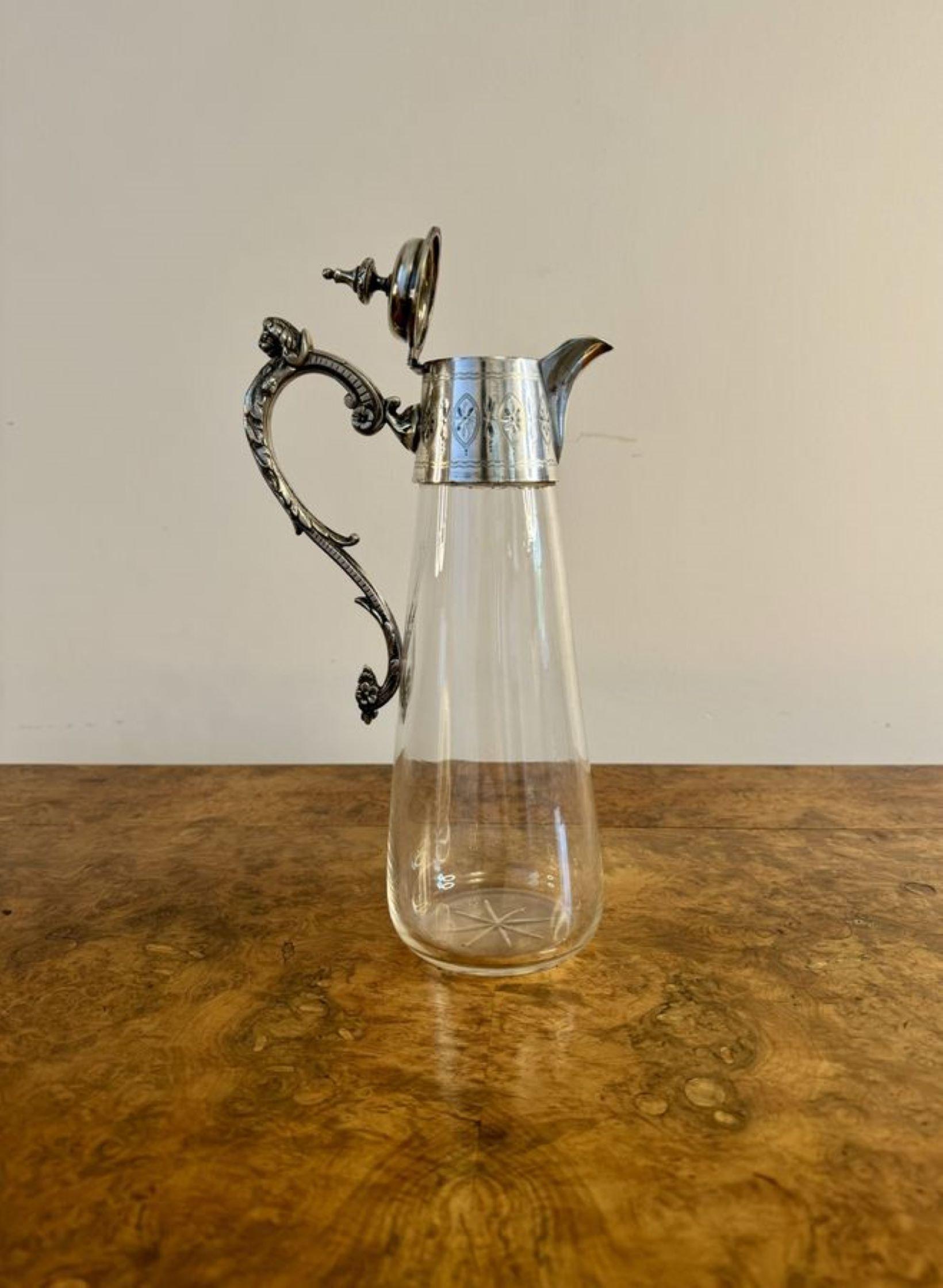Antikes viktorianisches Glas und versilberter Klarglas in wunderbarer Qualität  (Frühviktorianisch) im Angebot