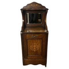Wonderful quality antique Victorian inlaid rosewood coal box 