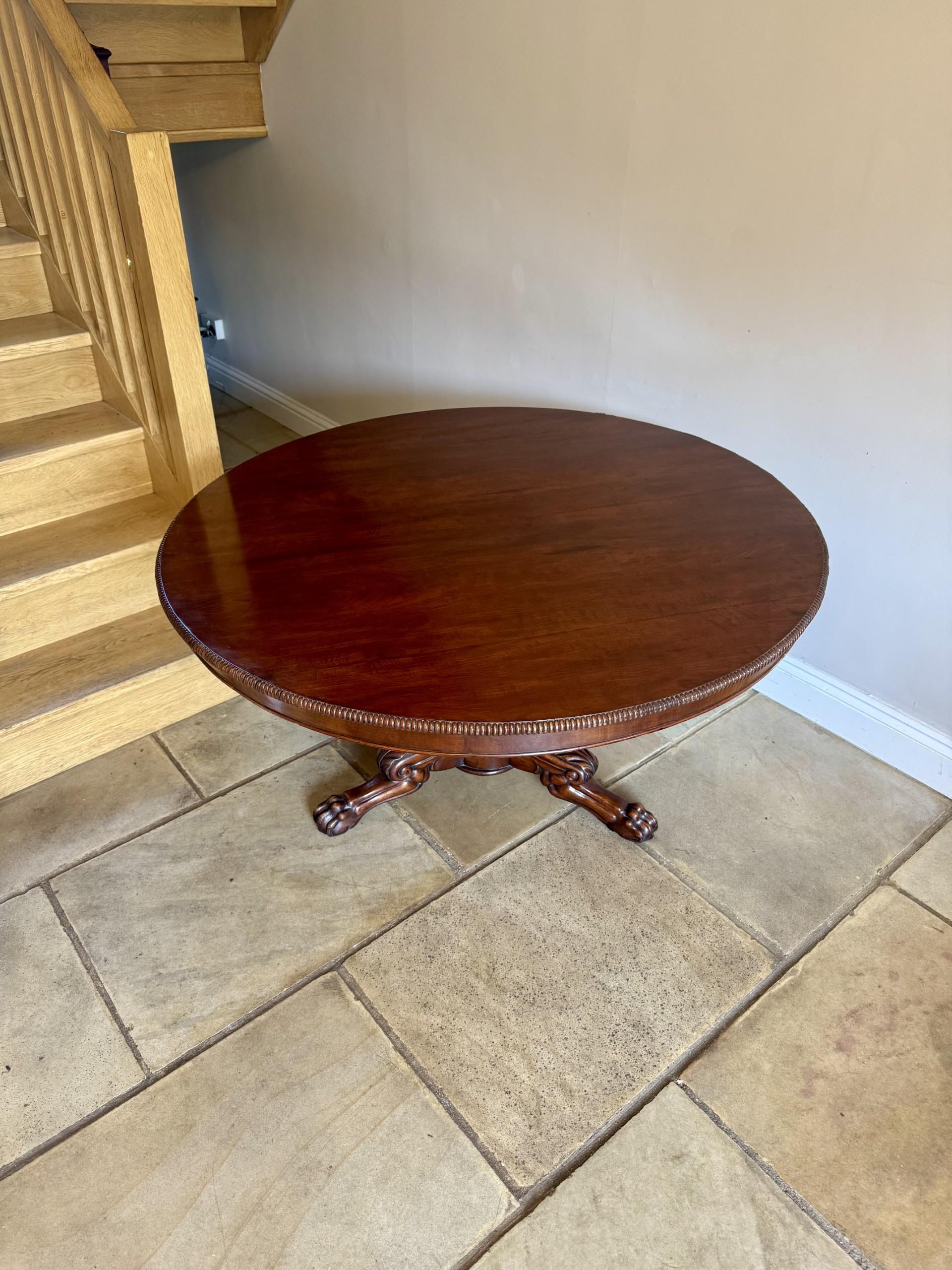 Mesa de comedor antigua victoriana de caoba de magnífica calidad Caoba en venta