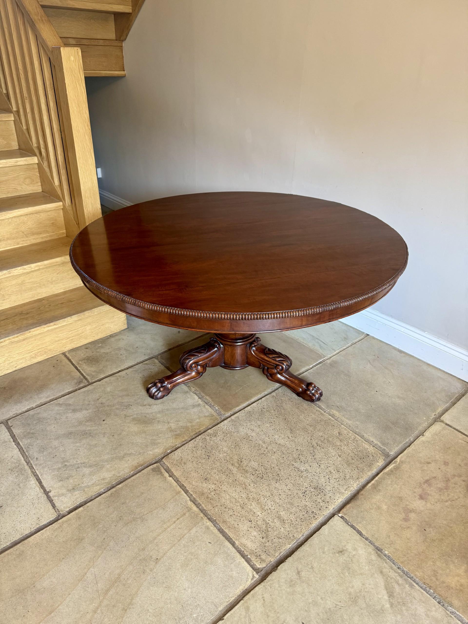 Mesa de comedor antigua victoriana de caoba de magnífica calidad en venta 2