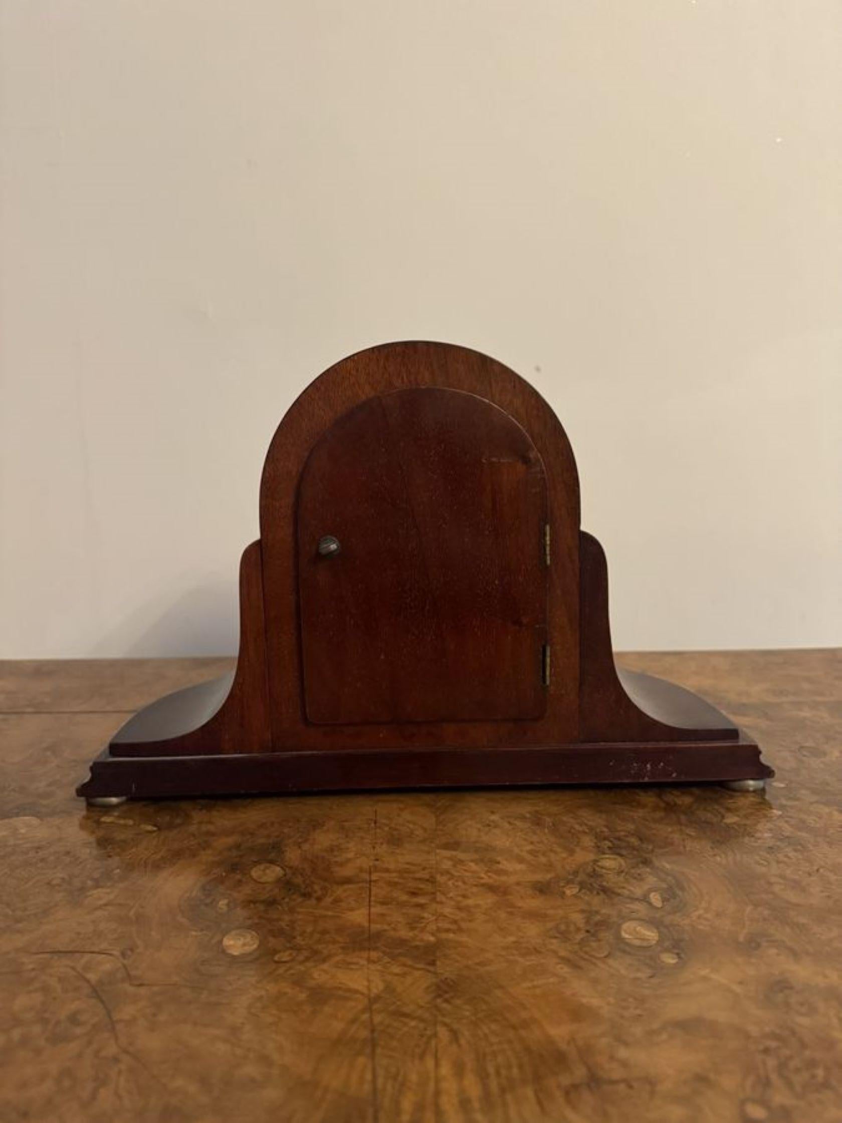 Reloj de manto antiguo victoriano de caoba de maravillosa calidad en Bueno Estado en Ipswich, GB