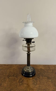 Wonderful quality antique Victorian oil lamp