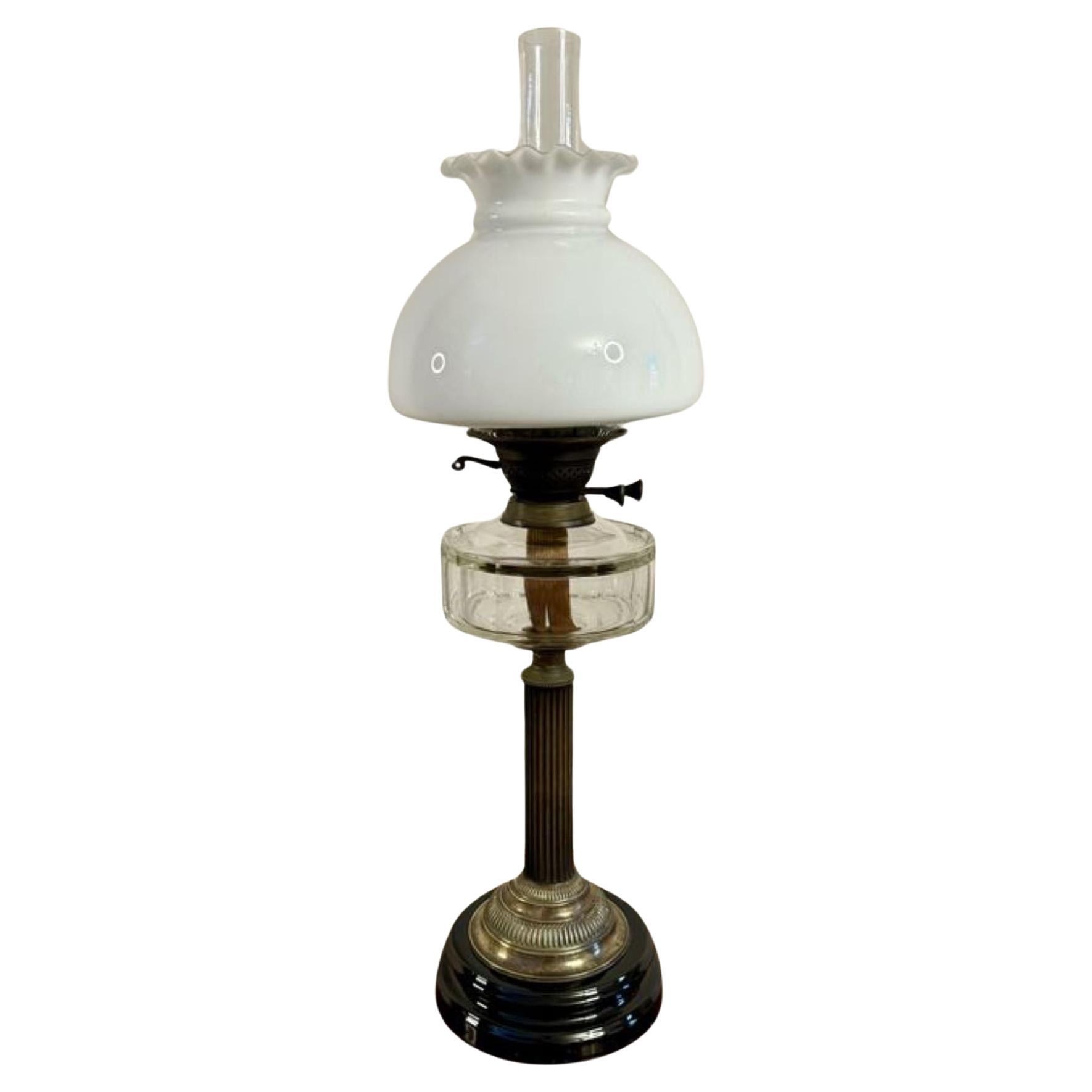 Wunderbare Qualität antike viktorianische Öllampe