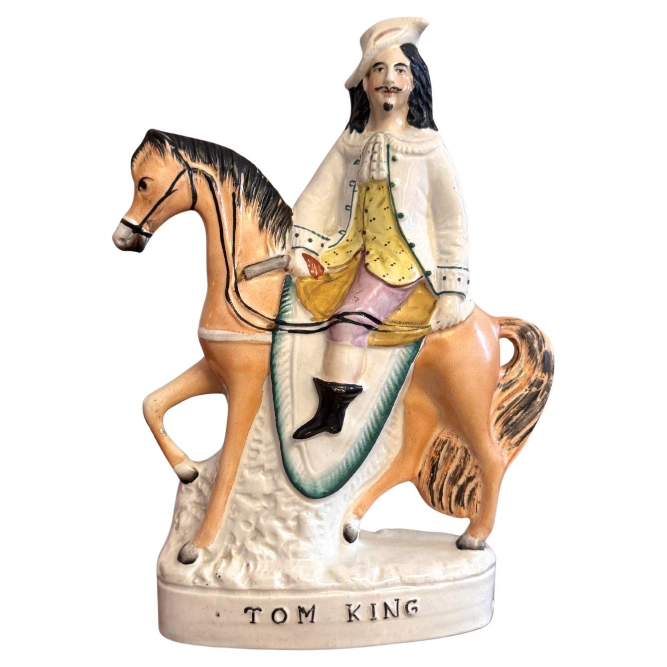 Wonderful quality antique Victorian Staffordshire figure