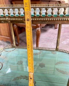 Wonderful Quality French Brass Drinks Trolley
