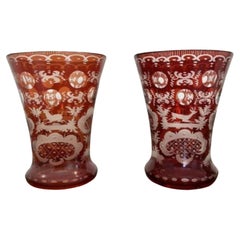 Wonderful quality pair of Used Victorian beakers