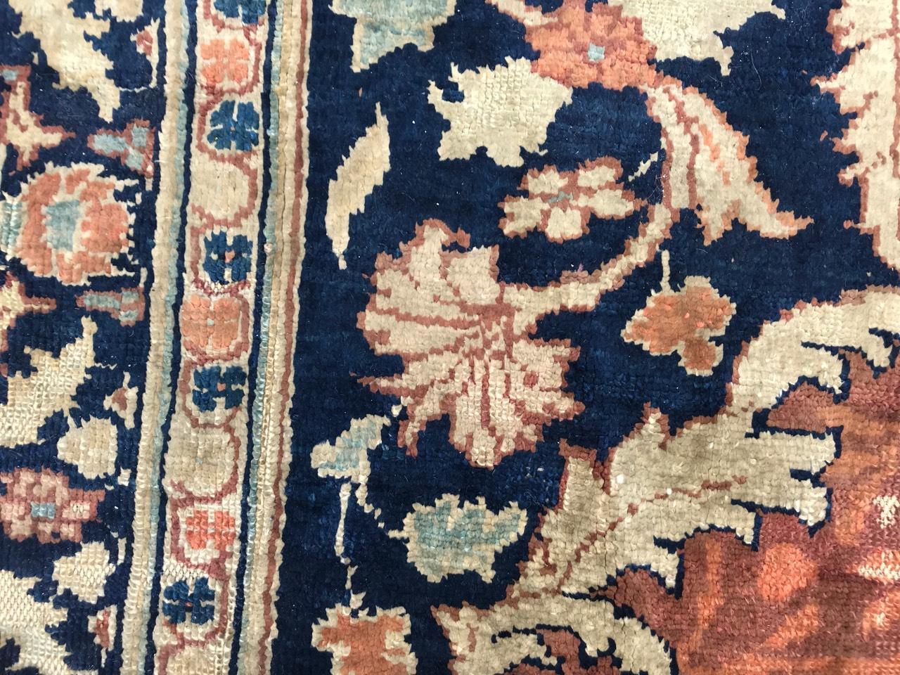 Bobyrug’s Wonderful Rare Antique Silk Tabriz Prayer Rug For Sale 14