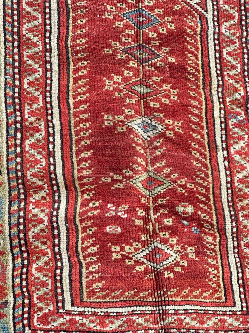 Wonderful rare antique Turkish Anatolian rug For Sale 4