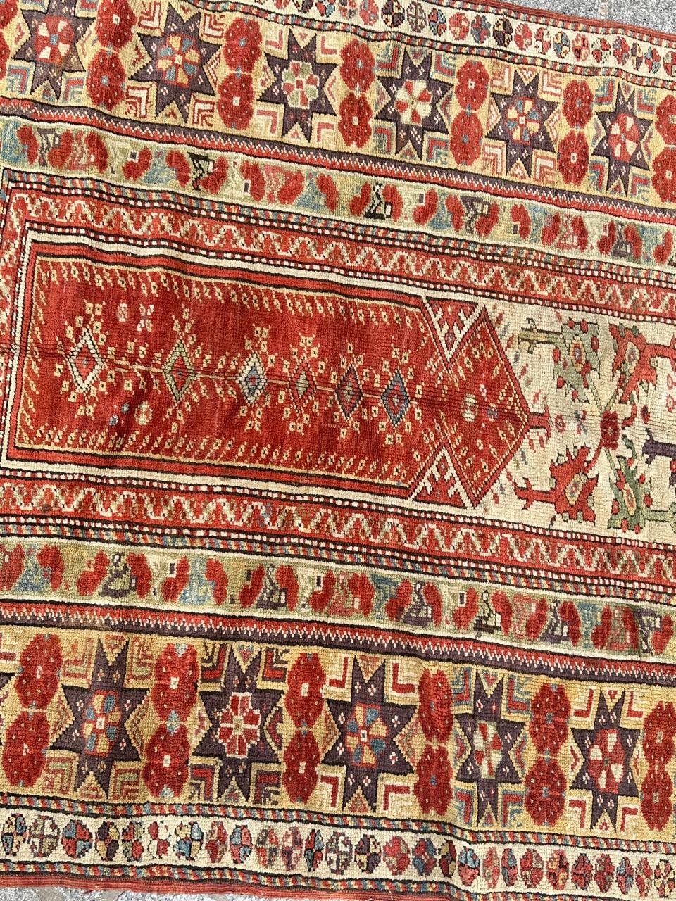 Wonderful rare antique Turkish Anatolian rug For Sale 10