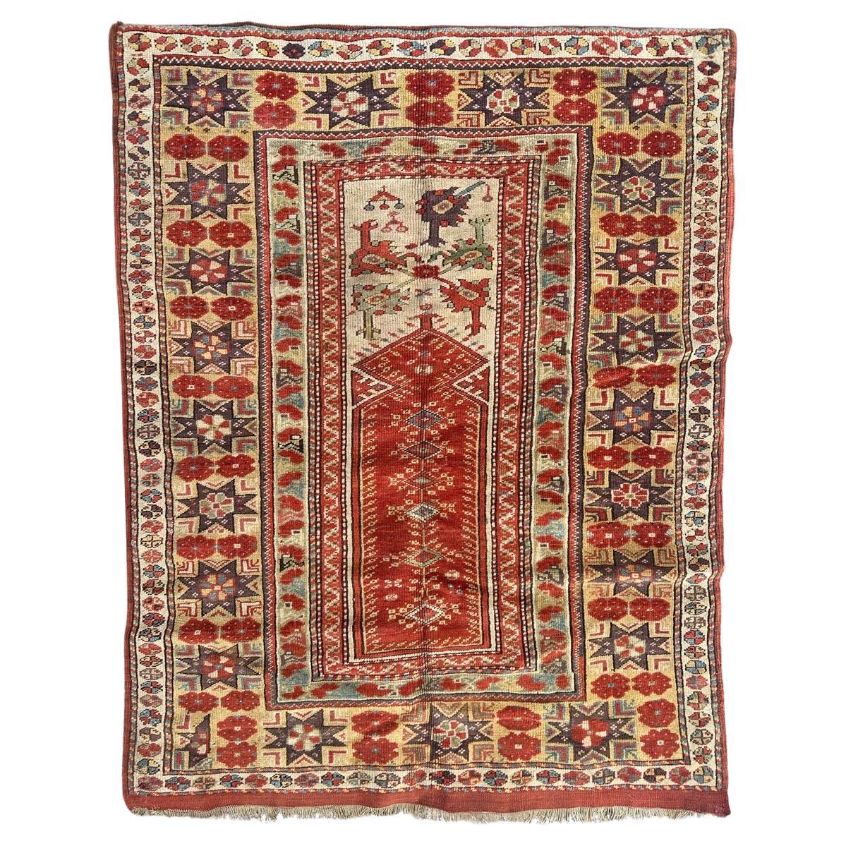 Wonderful rare antique Turkish Anatolian rug