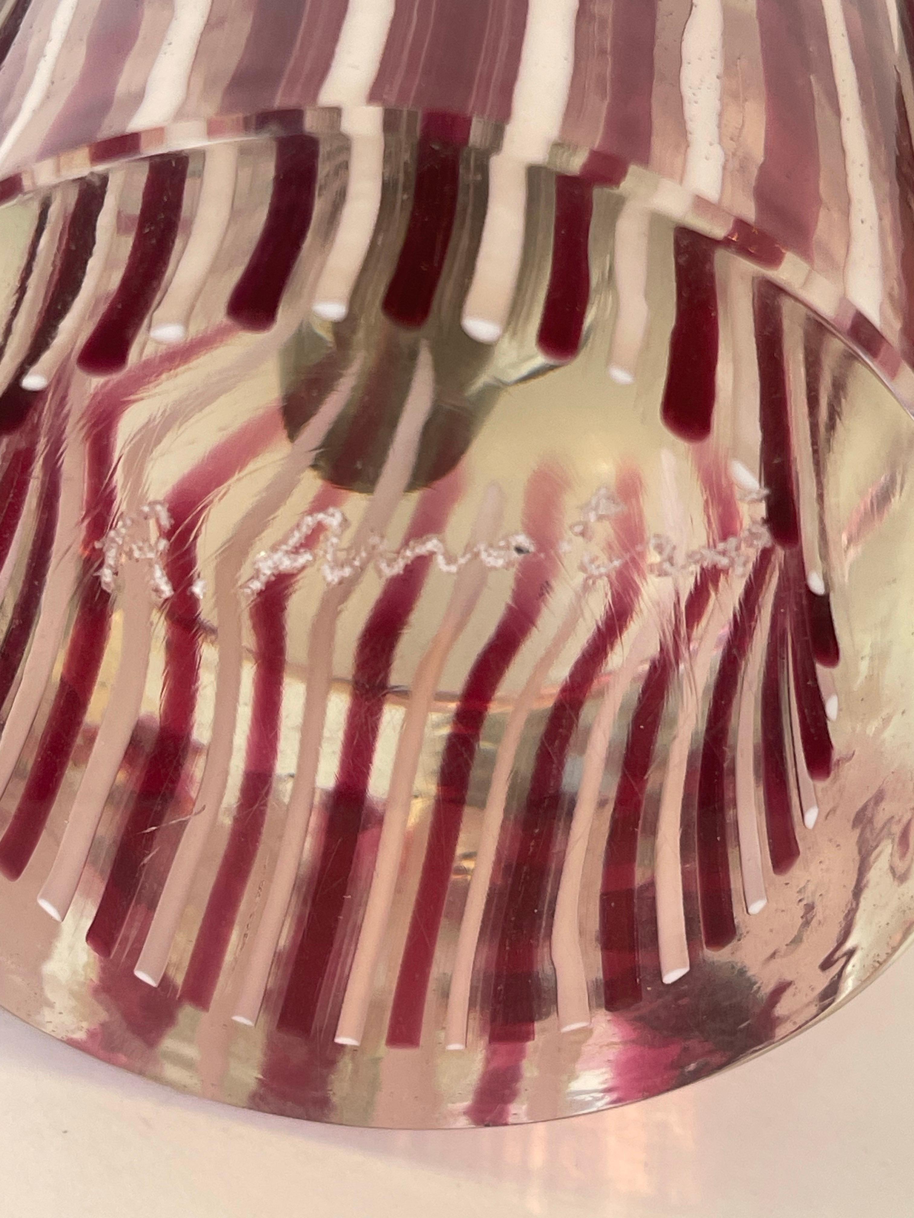 Merveilleux Rare Grand Renato Anatra Art Glass Swirl Lady Dancing Murano Figure Bon état - En vente à Roslyn, NY