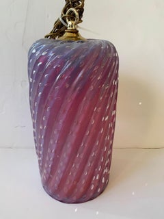 Wonderful Murano Glass Vintage Pendant Light Fixture
