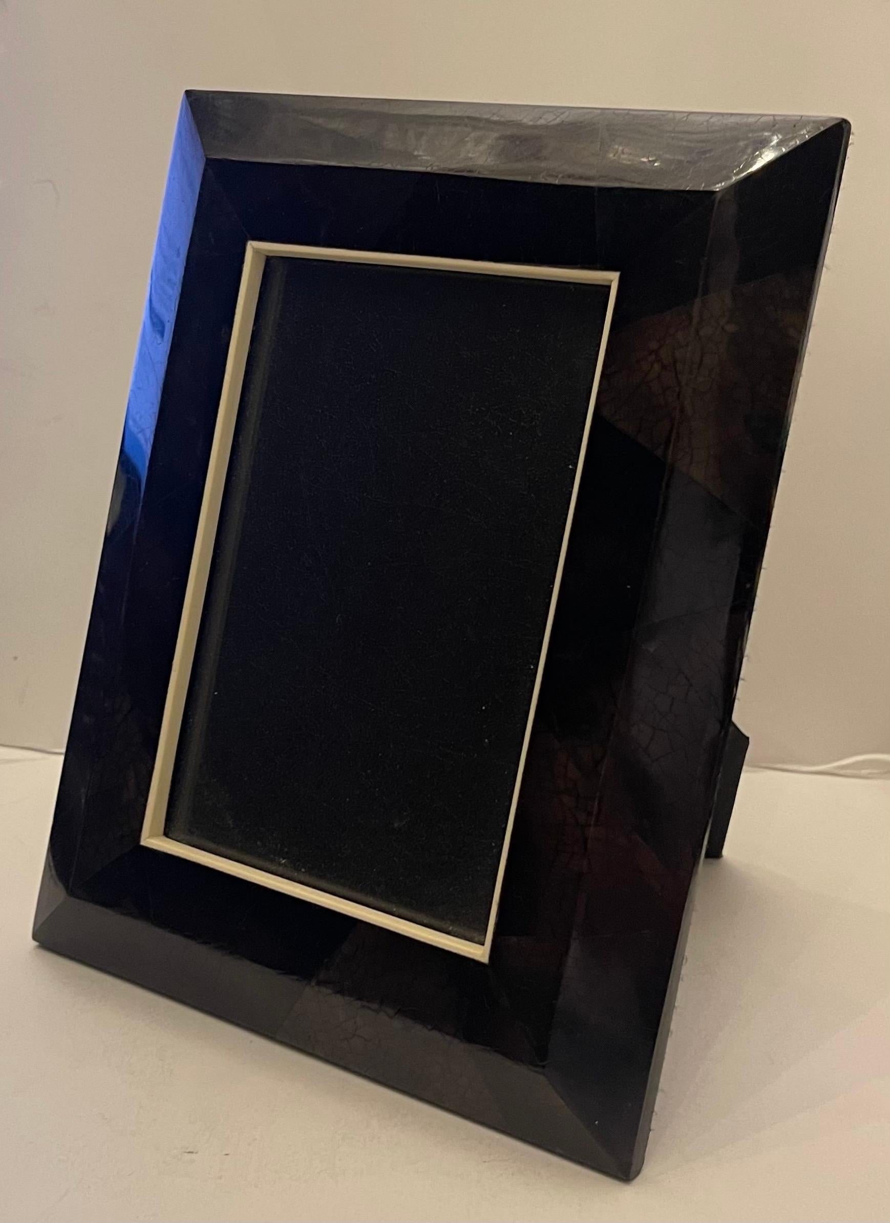 Modern Wonderful R&Y Augousti Shark Skin Bone Picture Frame For Sale