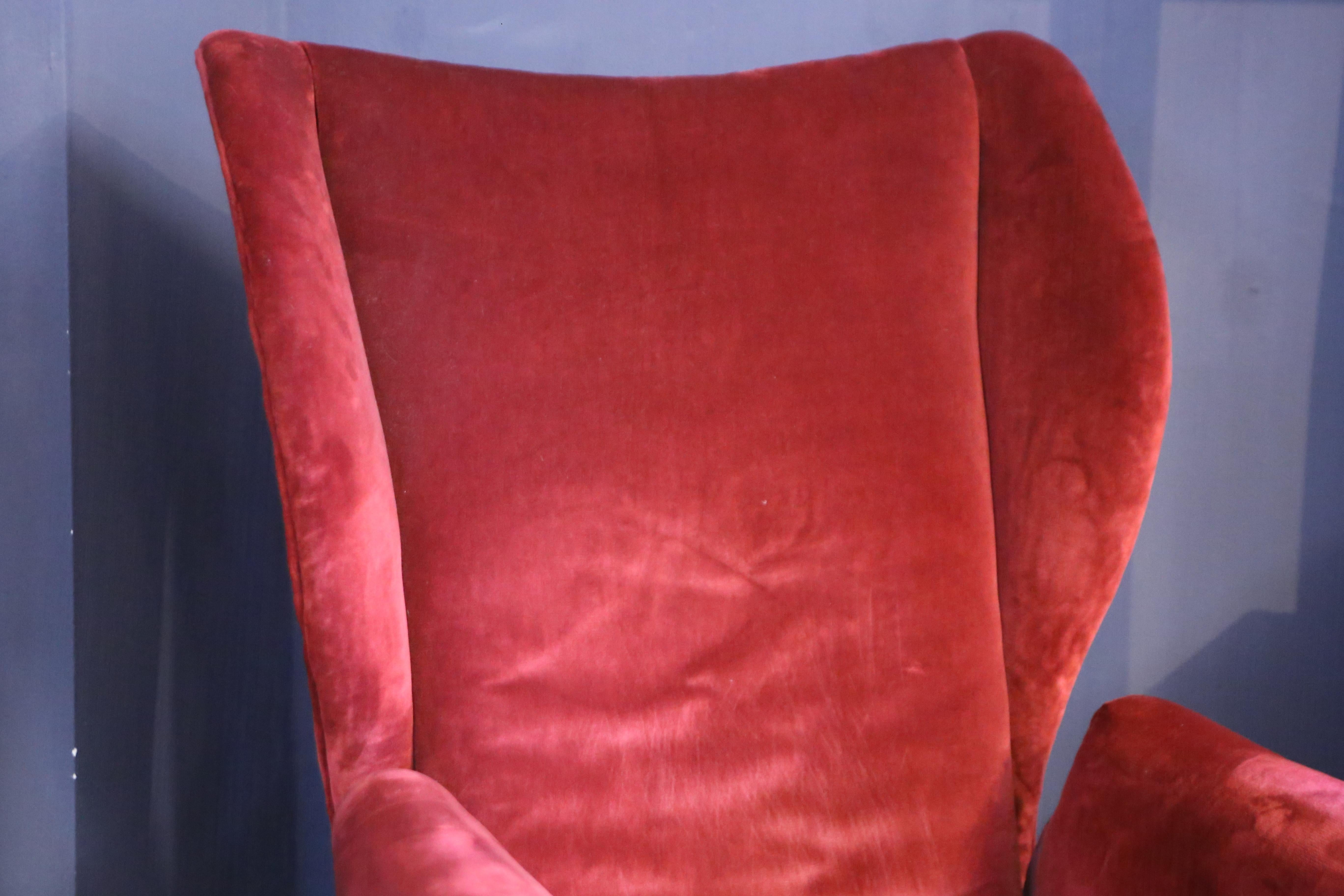 Maravilloso sillón escultural de los años 50 Italian en venta