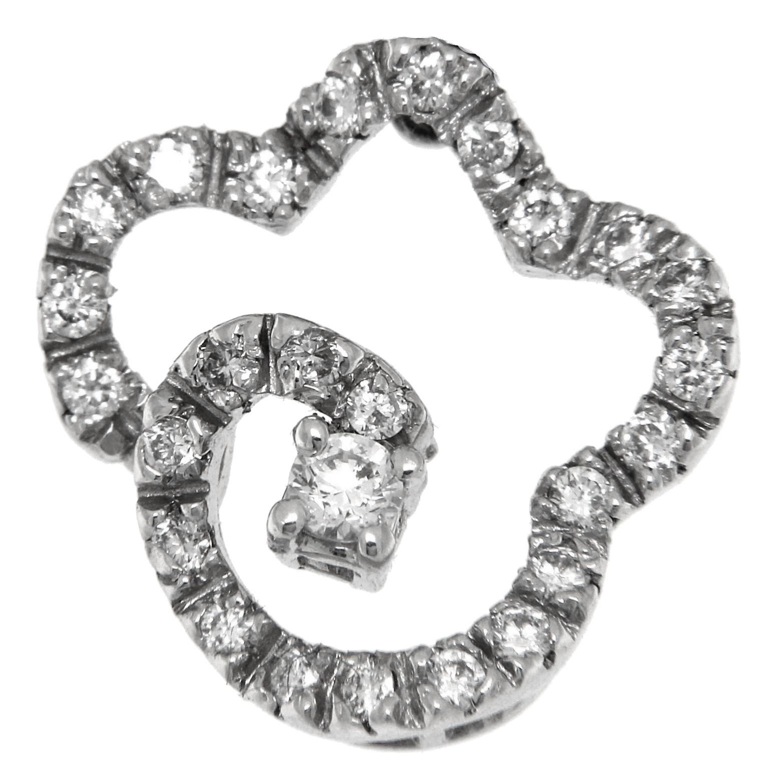 Set aus Halskette, Armband und Ohrringen, Bandhu Kollektion, weißer Diamant im Angebot 6