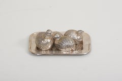 Wonderful Set of Salt and Pepper Shakers and Bowl by Mauro Manetti