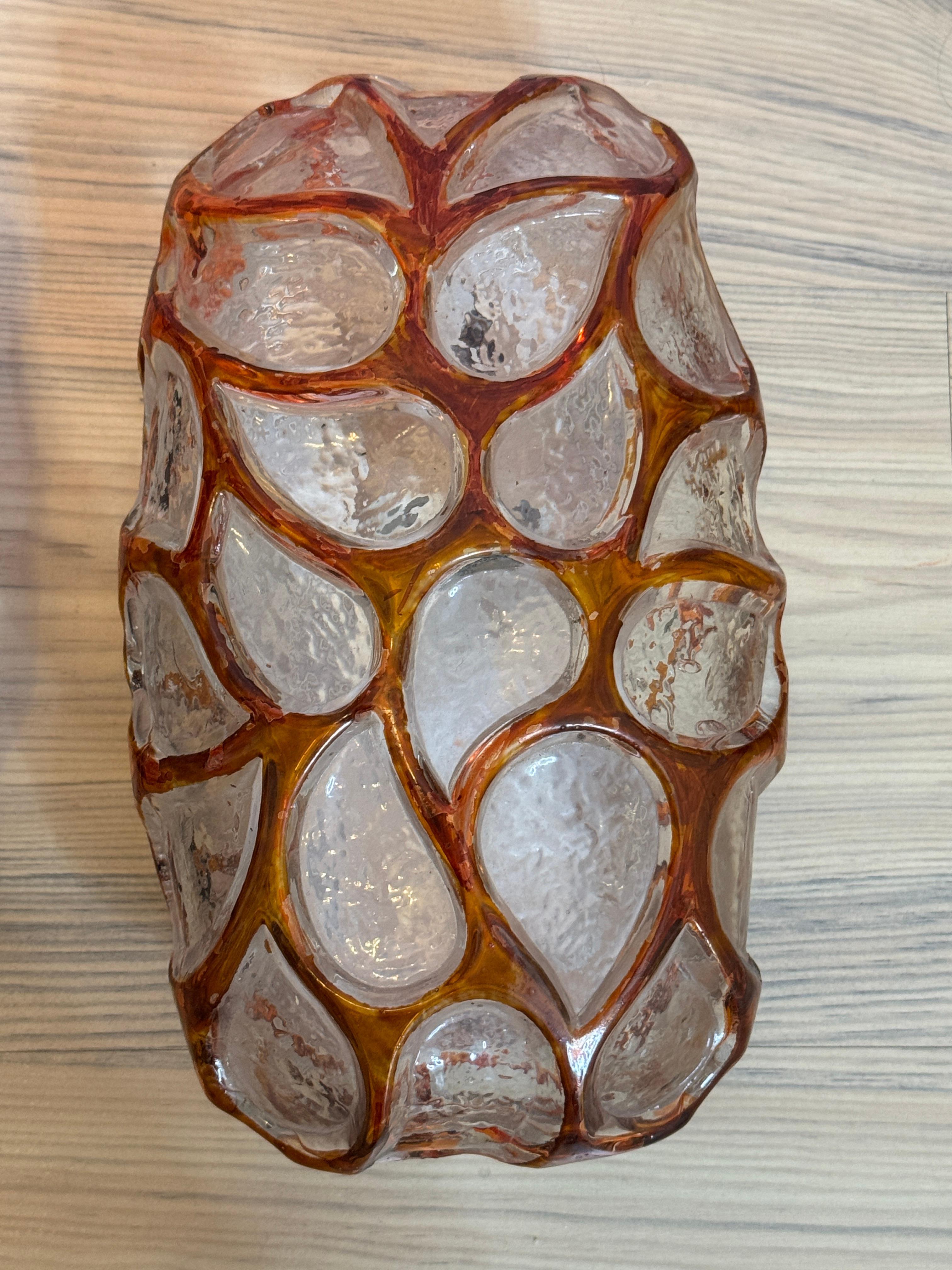 Merveilleux ensemble de trois appliques décoratives en peau d'animal Glashütte Limburg, Allemagne en vente 4
