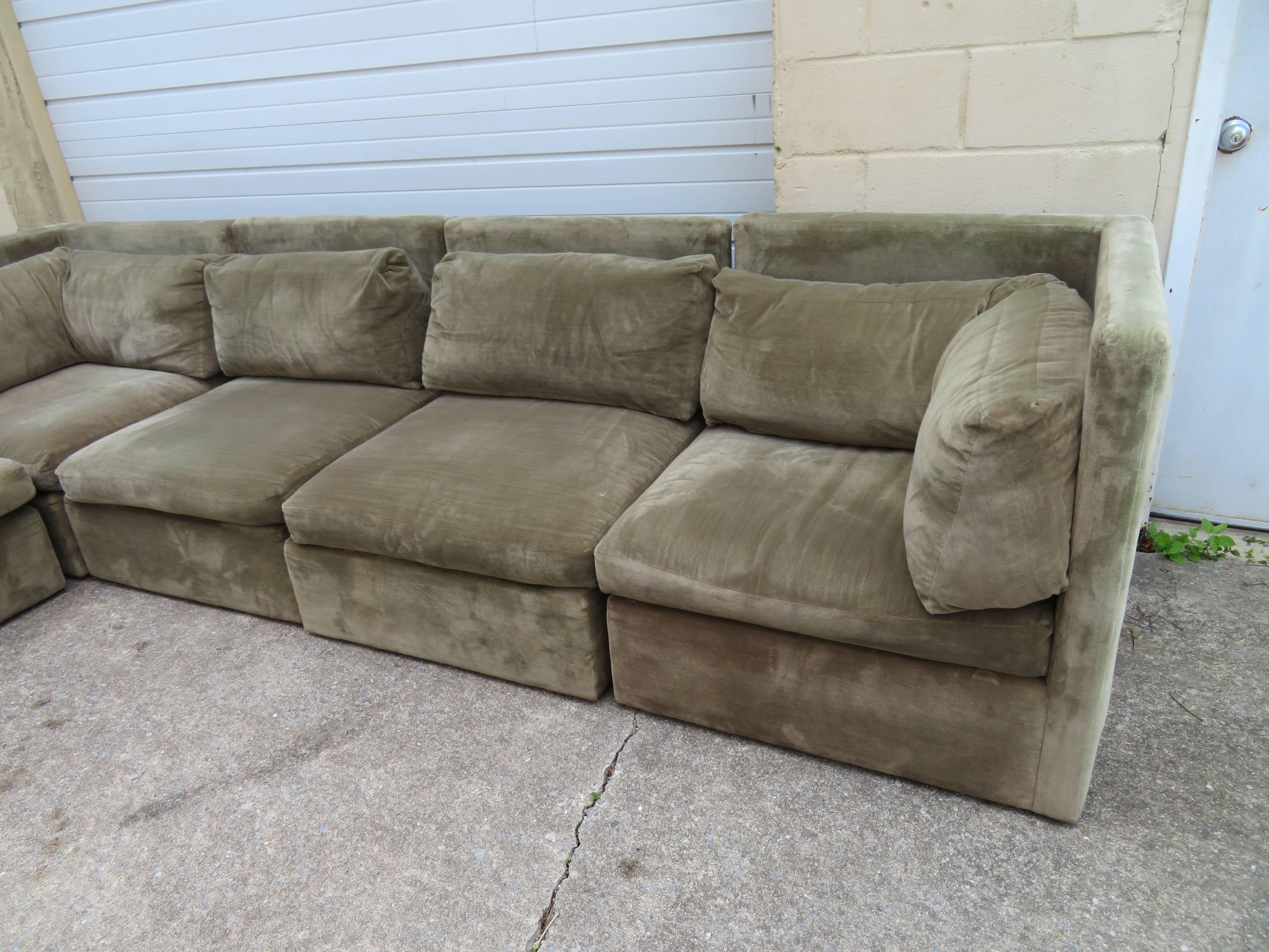 milo baughman sectional