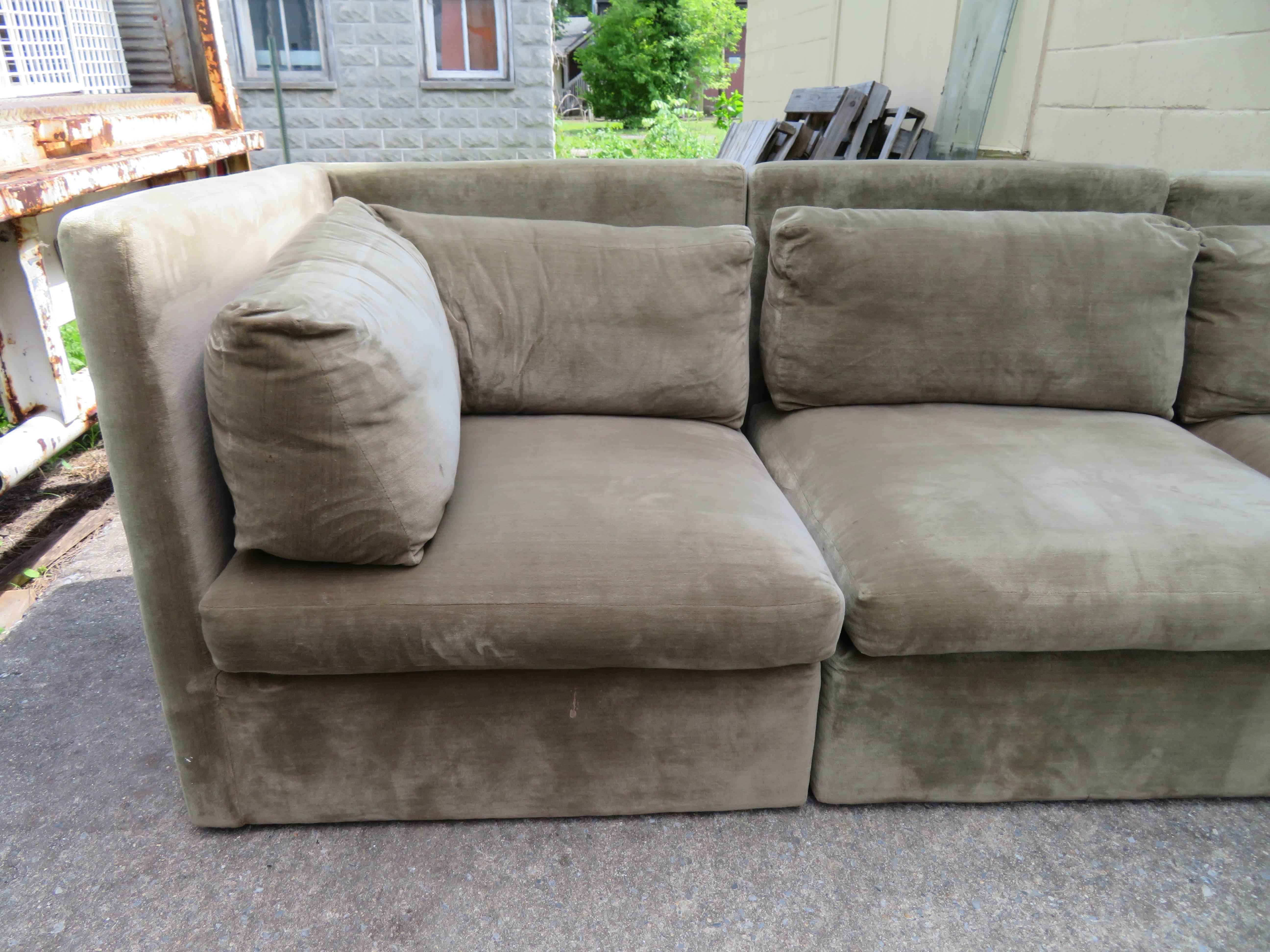 milo baughman sofa