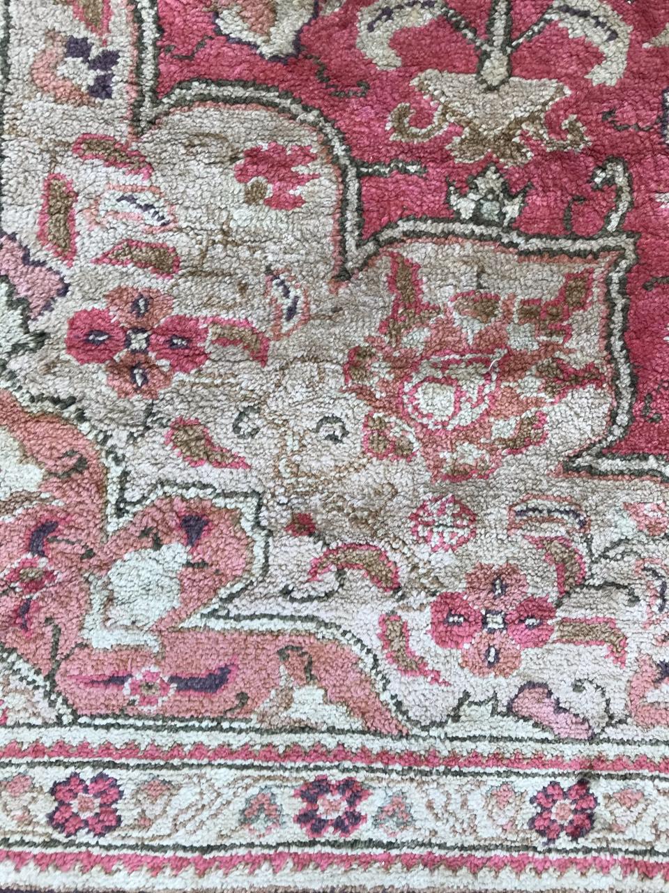 Magnifique tapis de Turquie Kayseri en soie en vente 2