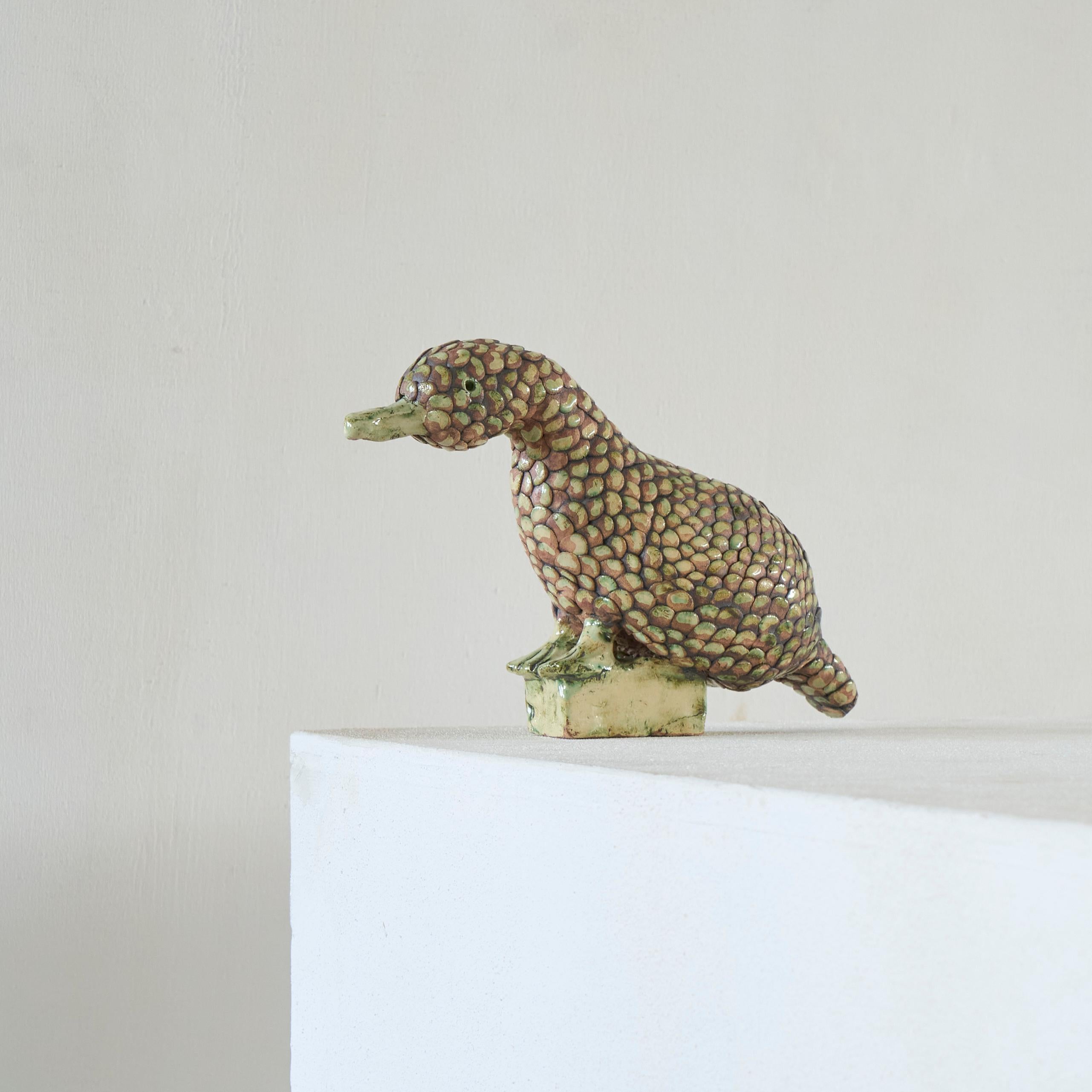 Meravigliosa scultura di dodo in Studio Pottery dei primi del Novecento In condizioni buone in vendita a Tilburg, NL