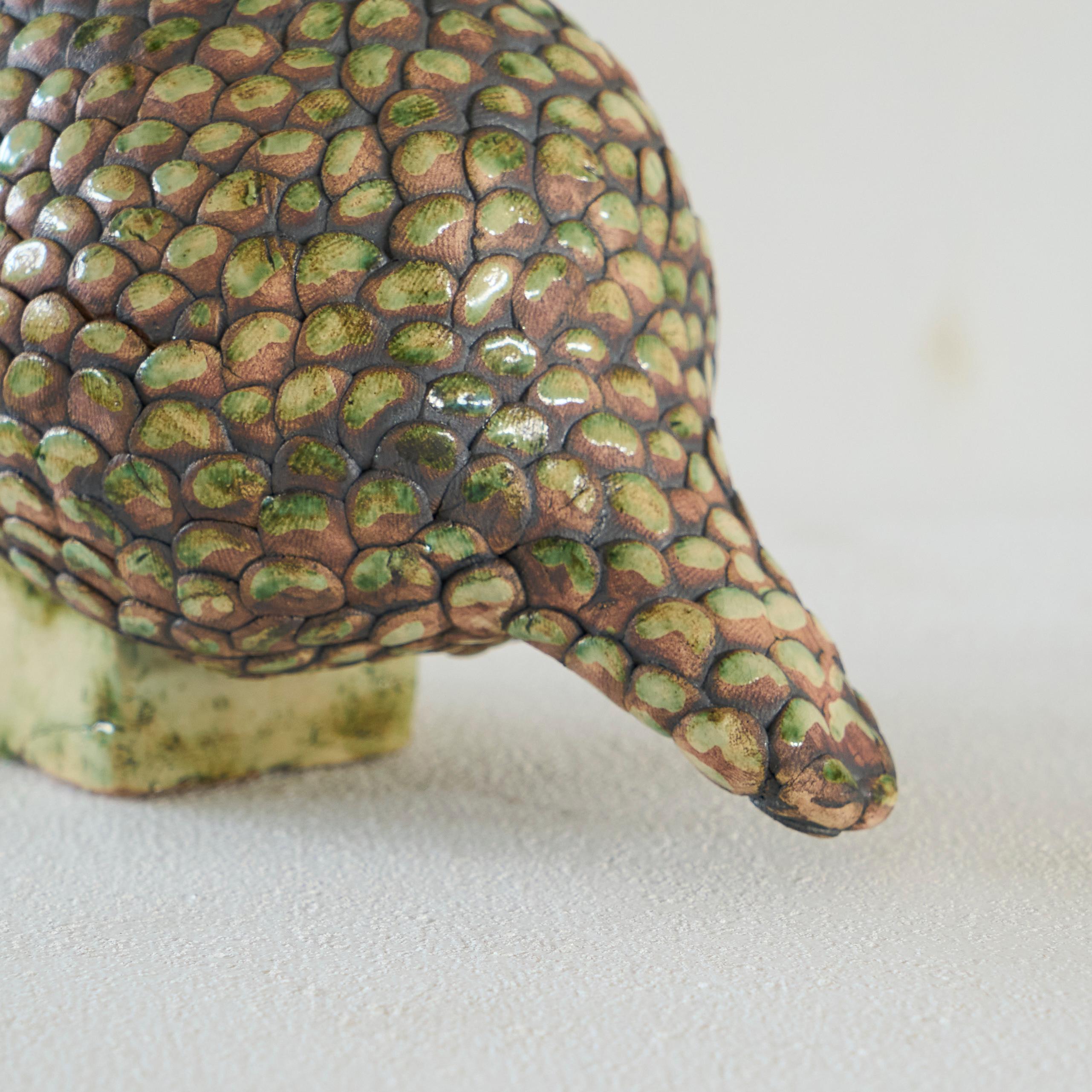 Meravigliosa scultura di dodo in Studio Pottery dei primi del Novecento in vendita 1