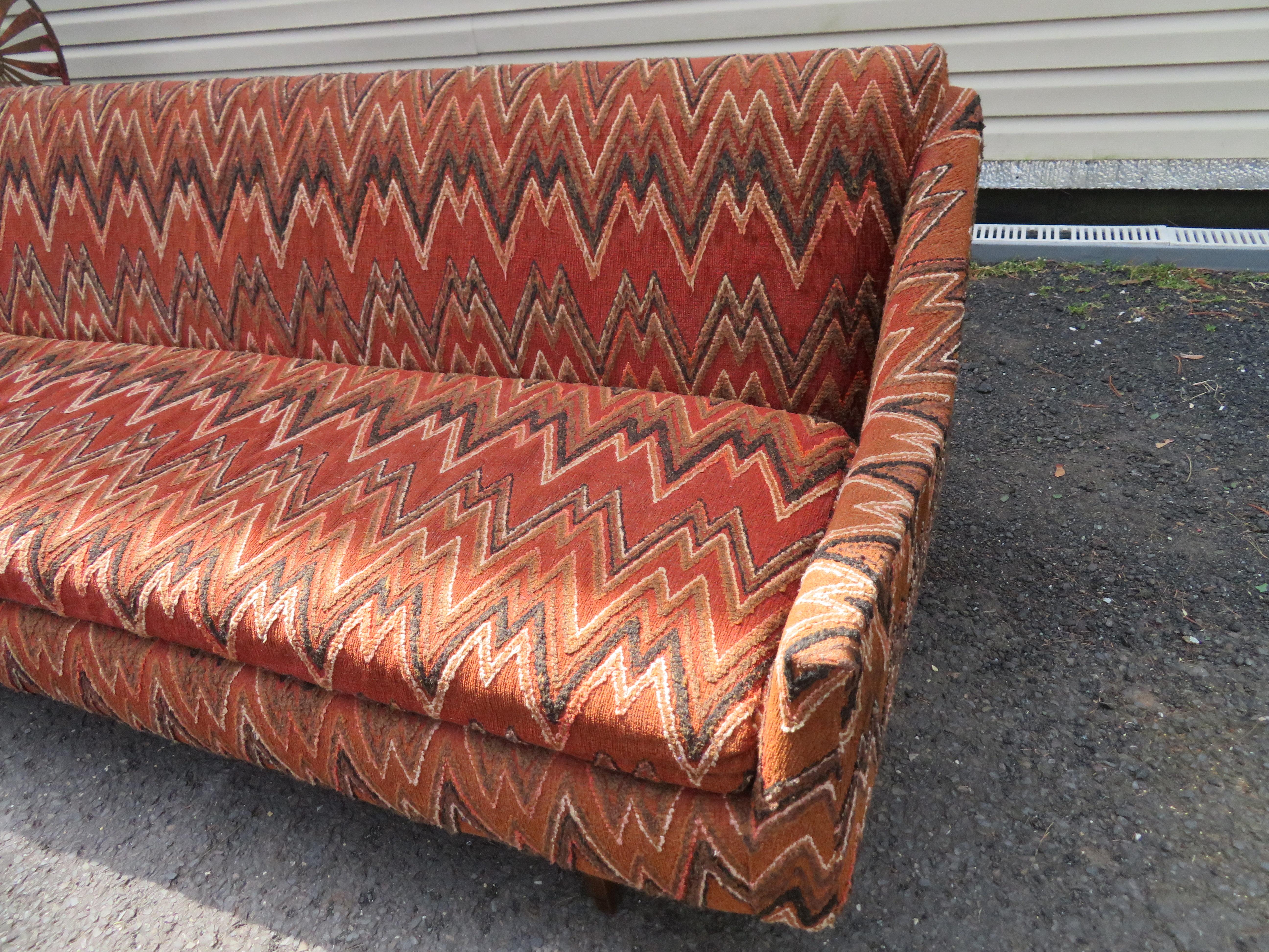 Upholstery Wonderful Swedish Mid-Century Sofa Folke Ohlsson DUX Style, circa 60's For Sale