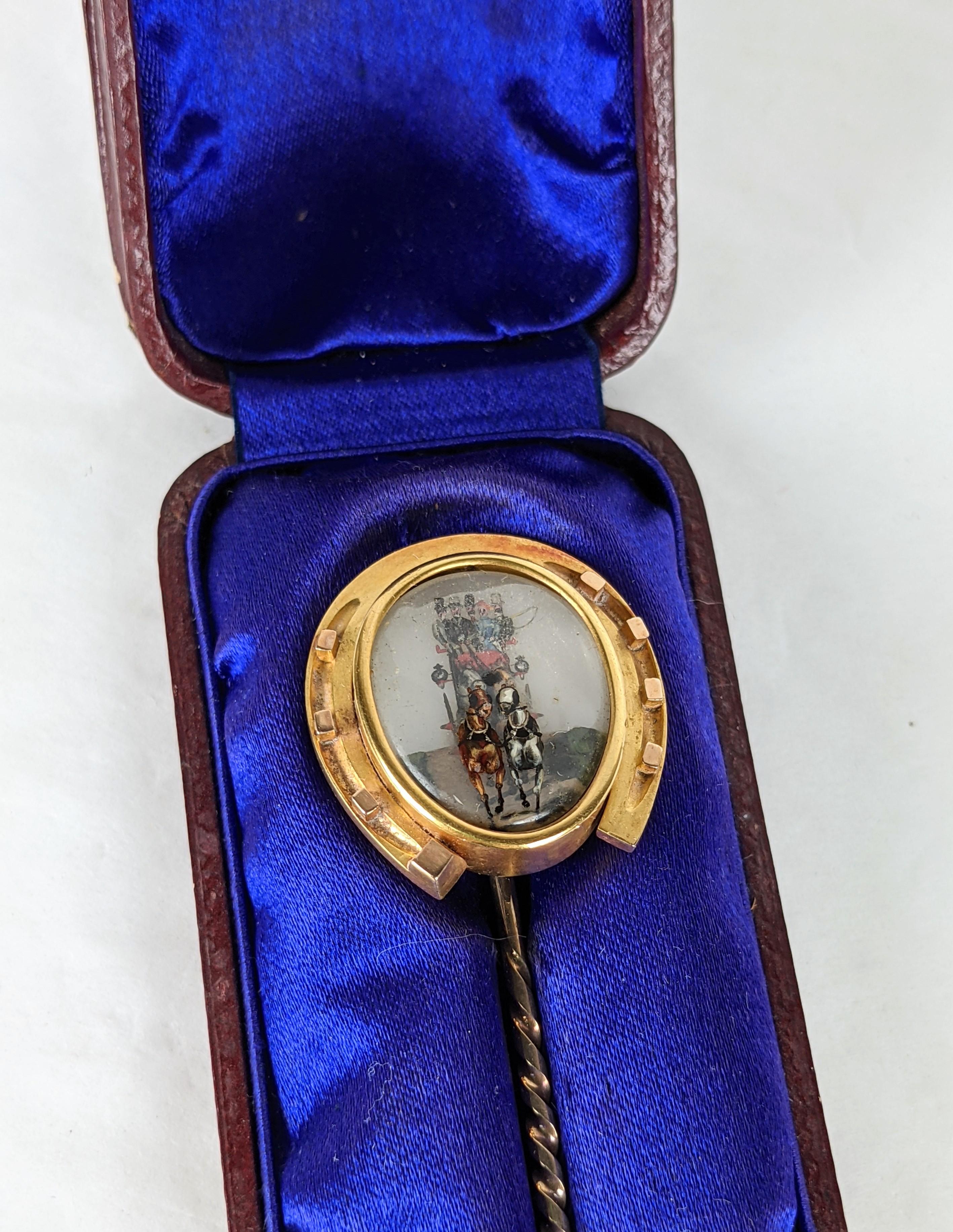 Wonderful Tiffany Reverse Crystal Victorian Stickpin For Sale 11