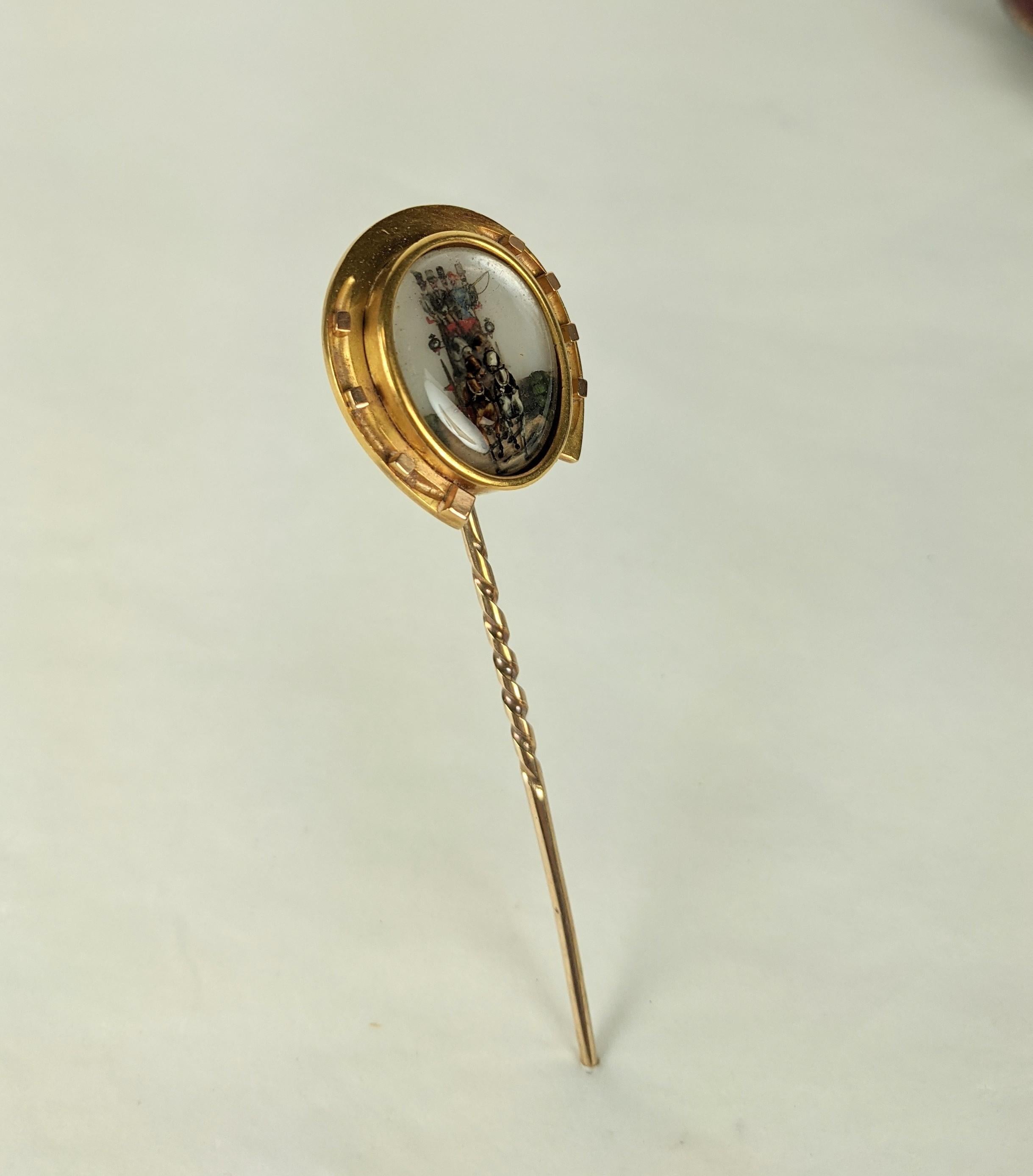 Wonderful Tiffany Reverse Crystal Victorian Stickpin For Sale 3