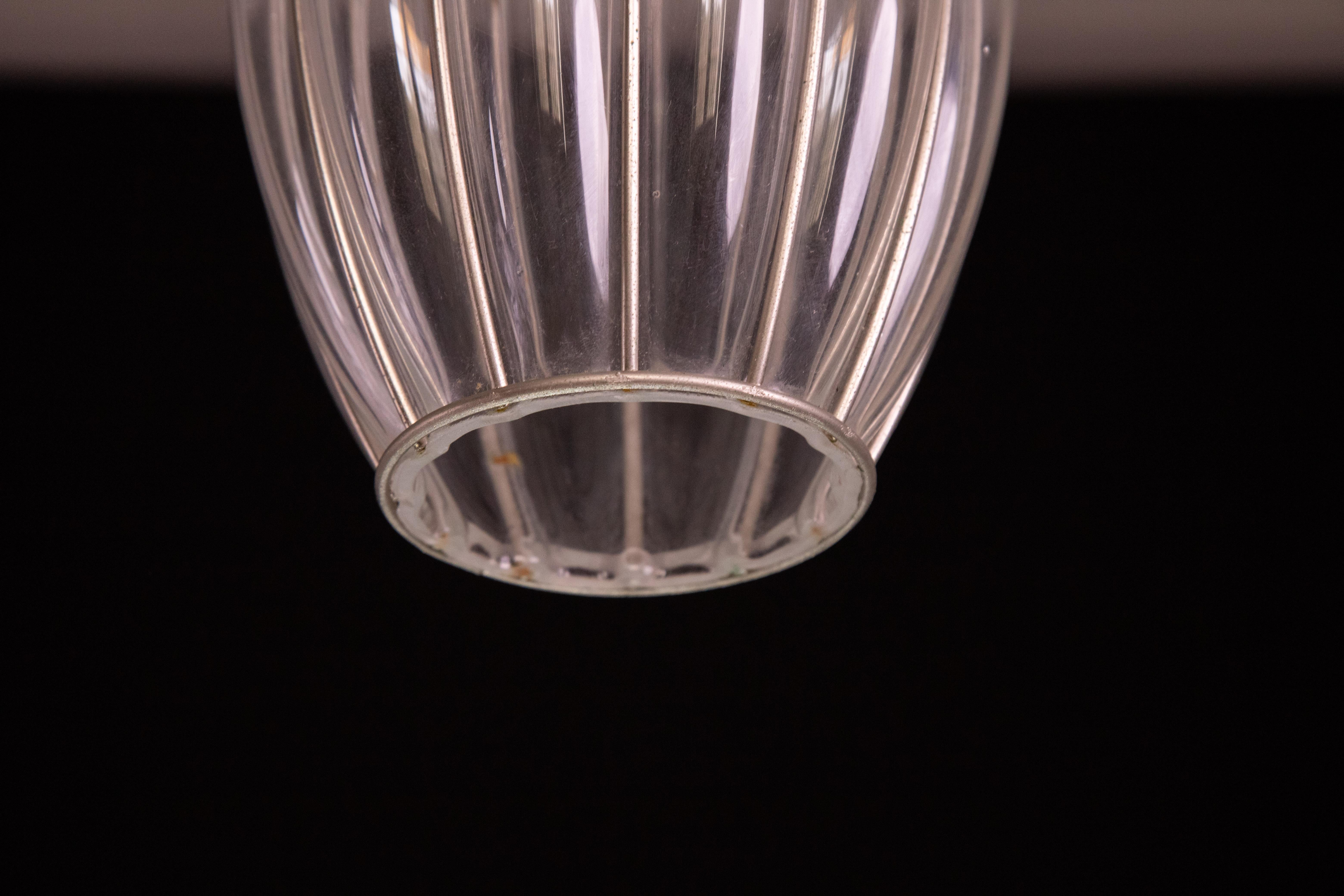 Wonderful Trasparent Venetian Lantern, Murano Glass, Italy, 1960s For Sale 4