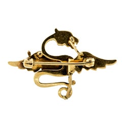 Merveilleuse broche chimère du début du siècle