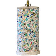 Vintage Wonderfully Unique Mosaic Lamp