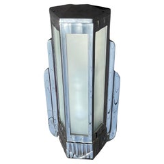 Wonderful Urban Archeology Art Deco Chrysler Large 6 Sconces Polished Nickel