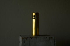 Wonderful Vase in Patinated and Perforated Brass 1920s