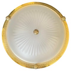 Wonderful Vaughan Brass Star Glass Crystal Flush Mount Ceiling 8 Light Fixtures