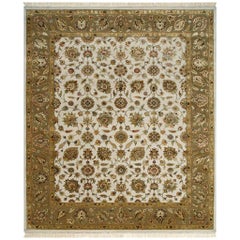 Wunderschöner, sehr feiner, luxuriöser, neuer, indischer Teppich im persischen Design