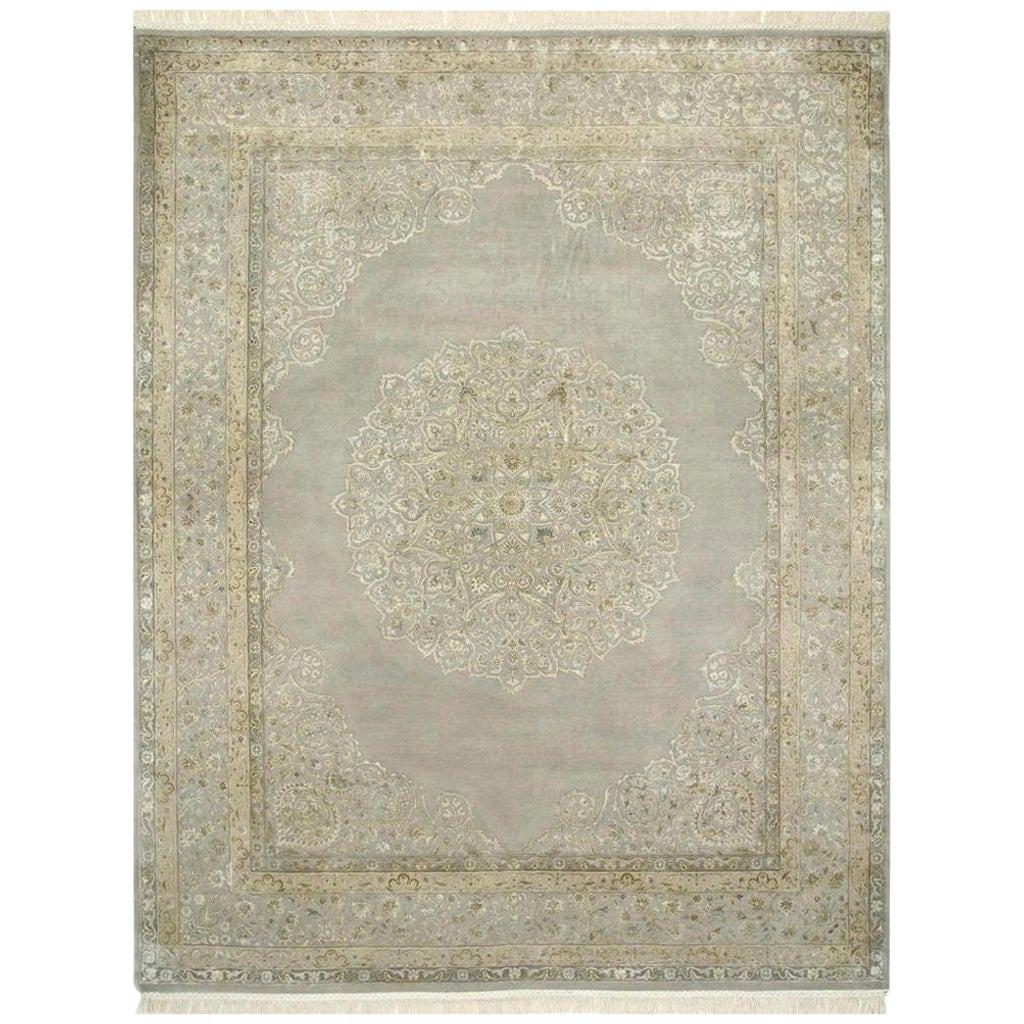 Maravillosa alfombra de diseño persa indio, muy fina y lujosa en venta