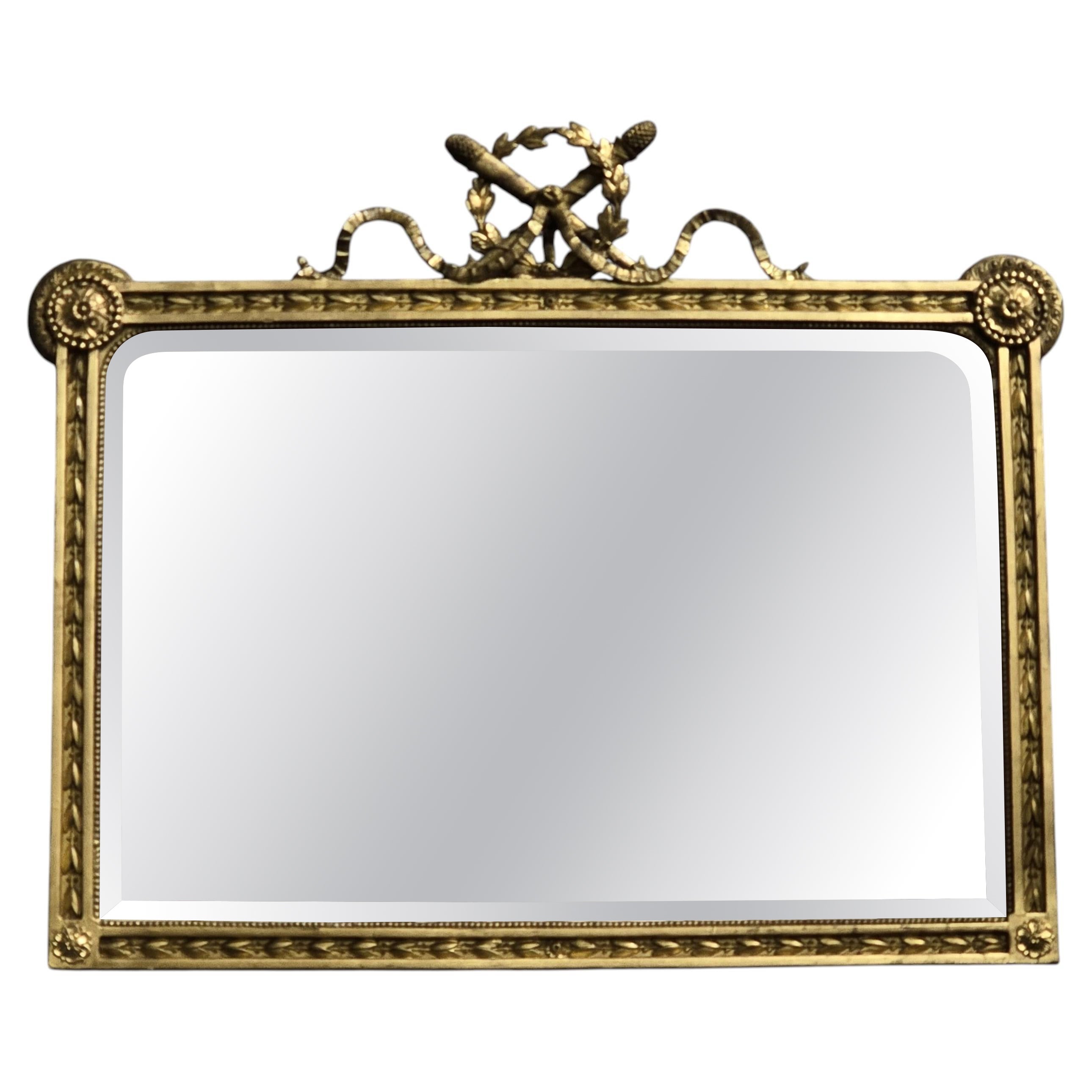 Wonderful Victorian Gilt Mirror For Sale