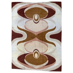 Wonderful Vintage 70’s Scandinavian Large Rug