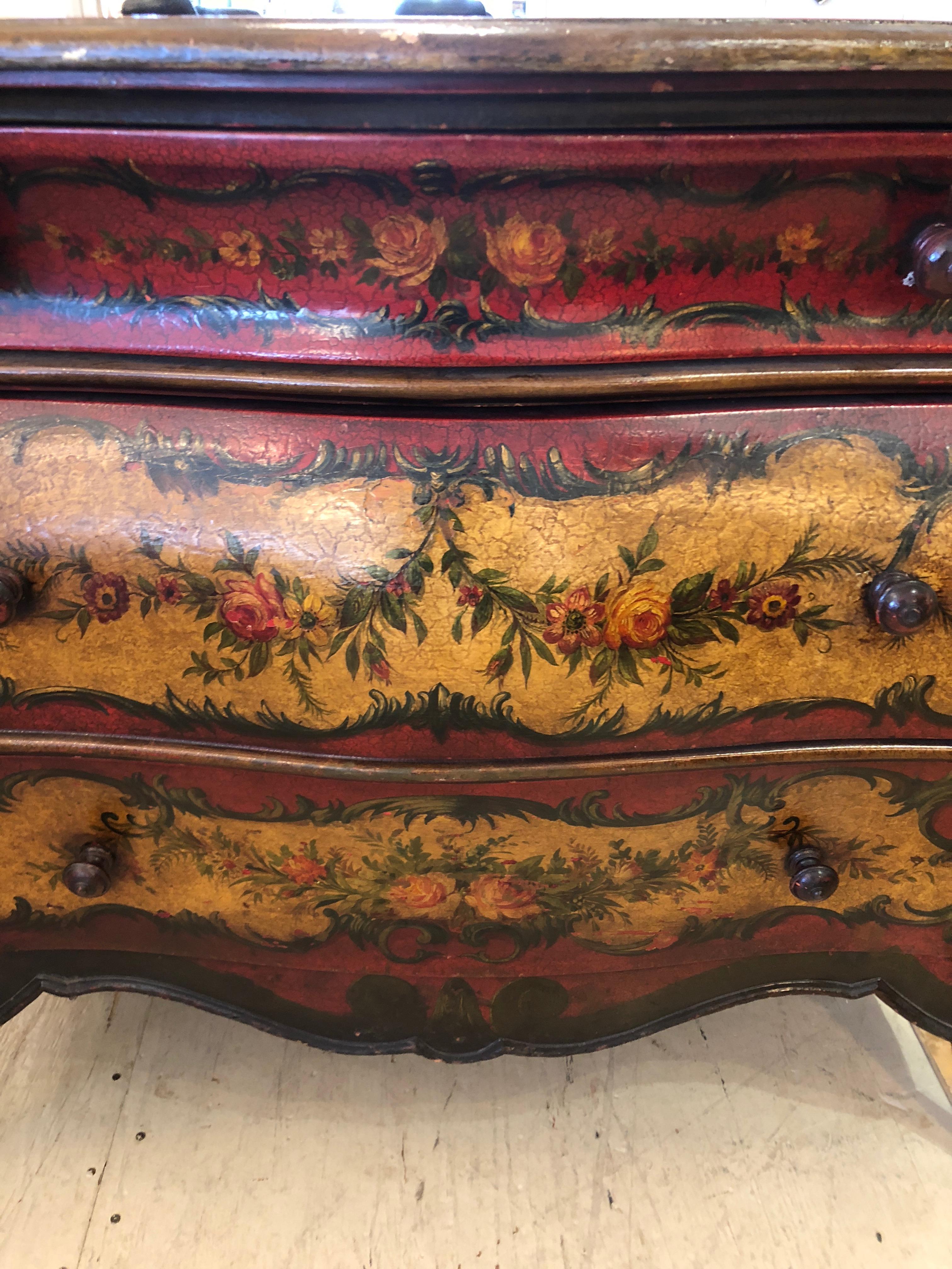 red bombay chest