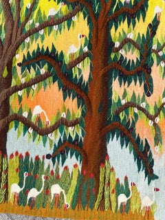 Wonderful Vintage Egyptian Vintage Tapestry