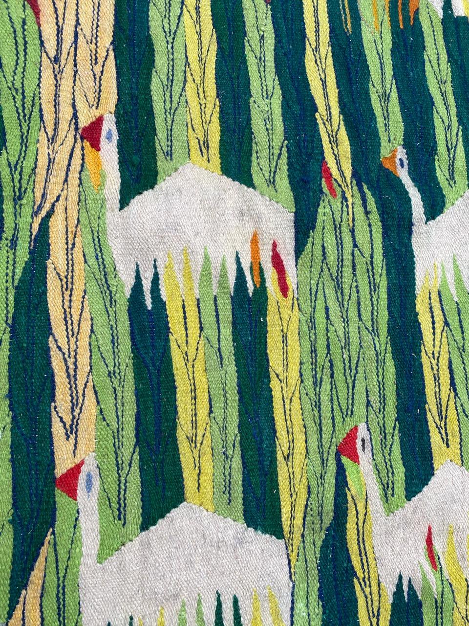 Bobyrug’s Wonderful Vintage Egyptian Vintage Tapestry For Sale 1