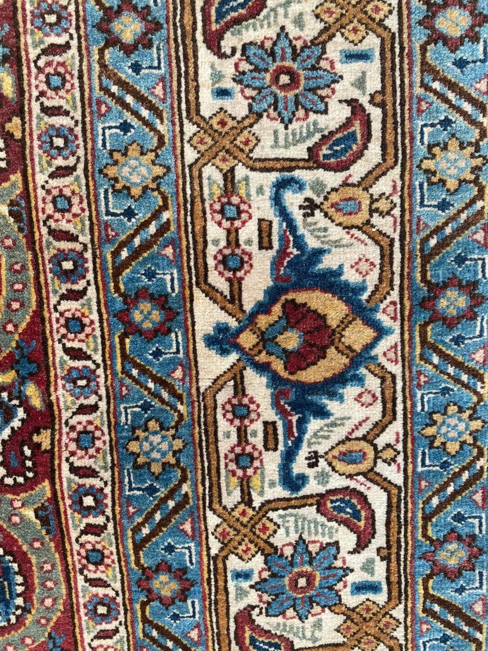 Bobyrugs wundervoller Vintage-Teppich aus Qom im Angebot 5
