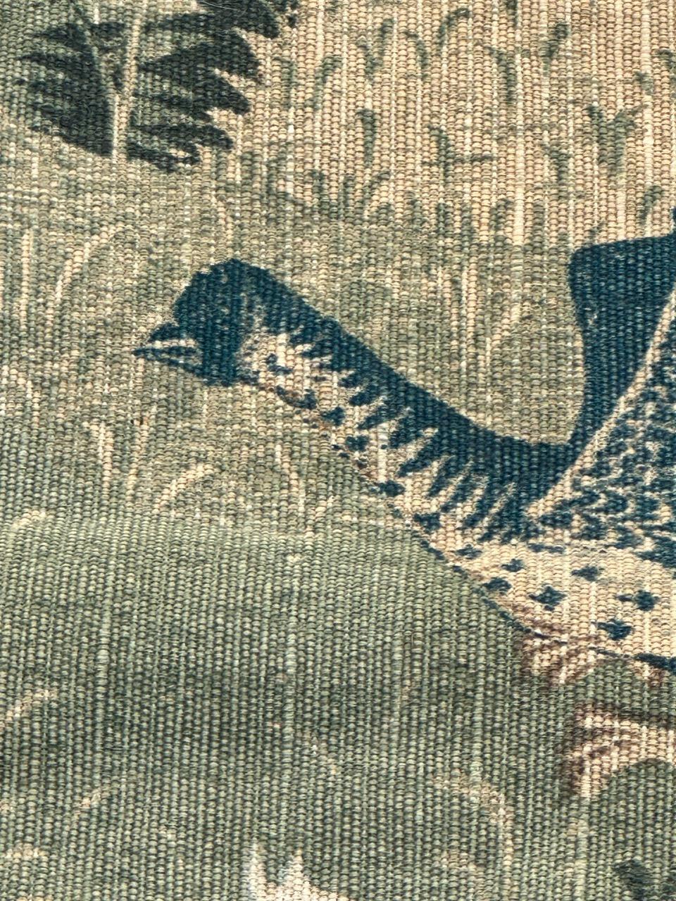 Wonderful Vintage Französisch Bildschirm von Hand gedruckt Tapestry 