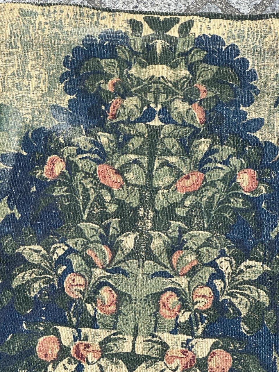 Wonderful Vintage Französisch Bildschirm von Hand gedruckt Tapestry 