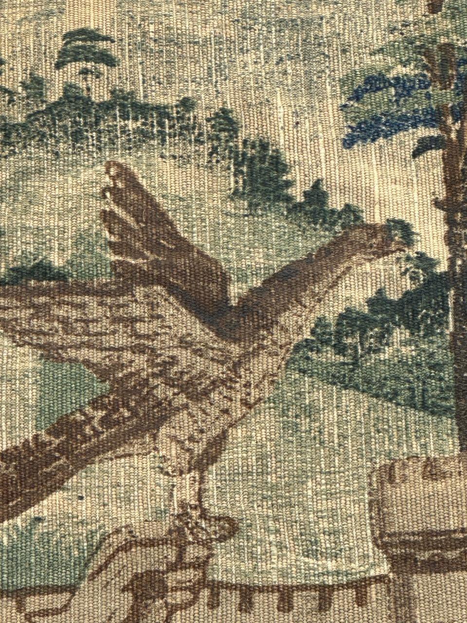 Wonderful Vintage Französisch Bildschirm von Hand gedruckt Tapestry 