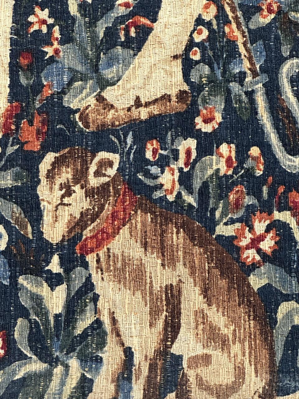 Wunderschöne Vintage Französisch Bildschirm von Hand gedruckt Tapisserie im Angebot 3