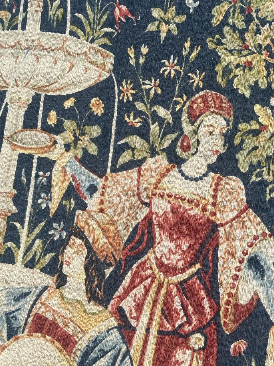 Merveilleuse tapisserie sérigraphiée à la main 