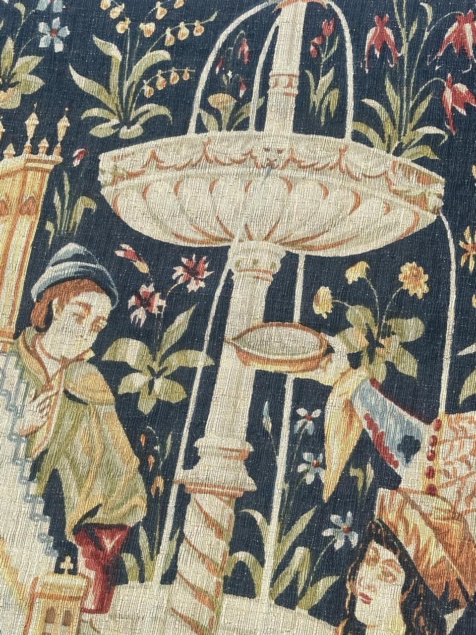 Merveilleuse tapisserie sérigraphiée à la main 